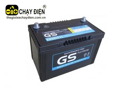 Ắc quy ô tô điện du lịch GS 105D31L 12V 90AH