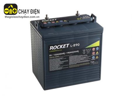 Ắc quy ô tô điện Rocket L-890 8V 190AH