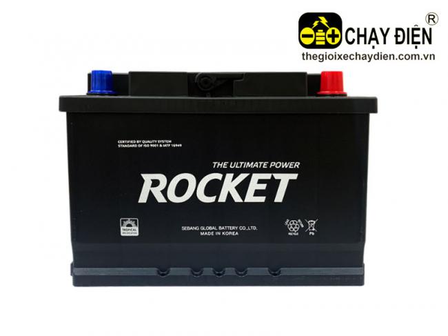 Ắc quy ROCKET SMF 57820 12V-78AH Đen mờ