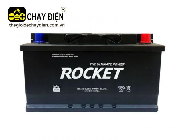 Ắc quy ROCKET SMF 58014 12V-80AH Đen mờ