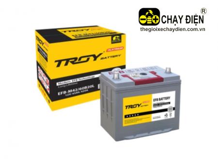 Ắc quy TROY EFB M42 - 60B20L (12V-43ah)