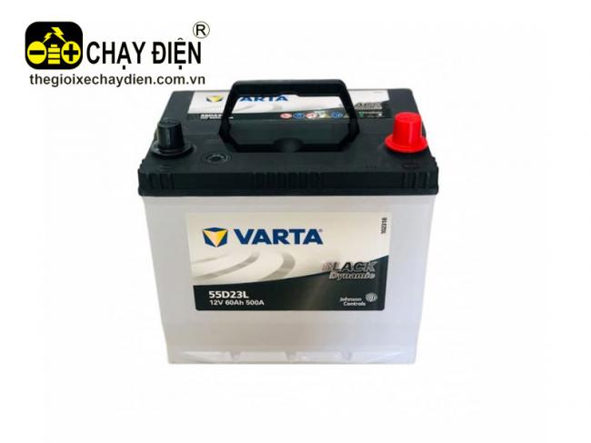 Ắc quy VARTA 55D23L 12V-60AH Trắng sữa