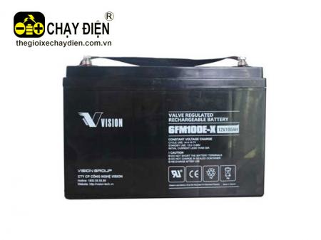 Ắc quy VISION 6FM100E-X (12V- 100AH)