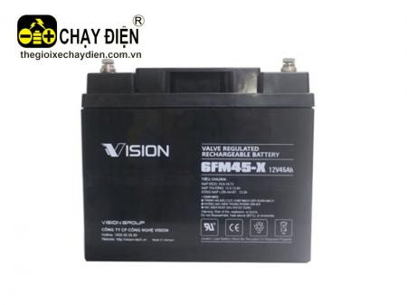 Ắc quy VISION 6FM45-X (12V-45AH)