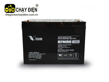 Ắc quy VISION 6FM90E-X (12V- 90AH)