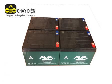 Ắc quy xe đạp điện 12v-12a AVA