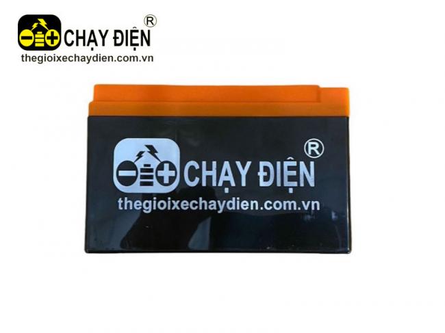 Ắc quy xe đạp điện 12v-12a Chạy Điện Cam đen