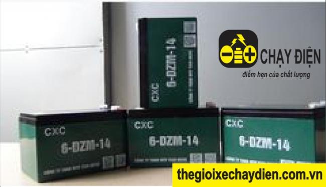 Ắc quy xe đạp điện Cxc (12v - 14a) --