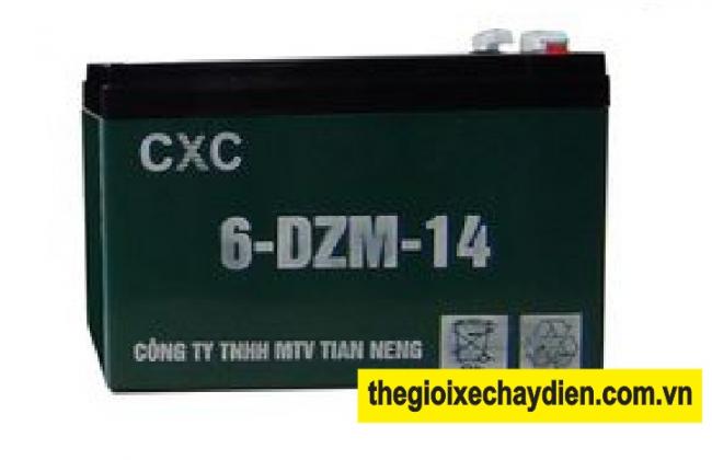 Ắc quy xe đạp điện Cxc (12v - 14a) --