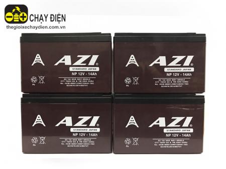 Ắc quy xe đạp điện Azi 12V - 12A