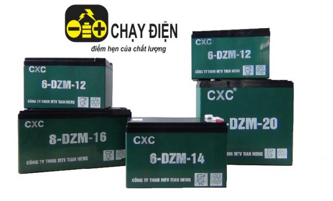 Ắc quy xe đạp điện CXC (12v - 12a) --