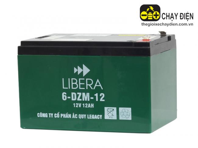 Ắc quy xe đạp điện Libera 12V-12Ah Xanh lá