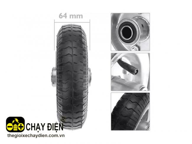 Bánh xe điện 8.5 inch Đen mờ