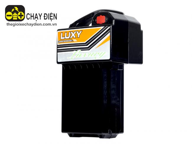 Bình ắc quy xe đạp điện Sufat Luxy Cam đen