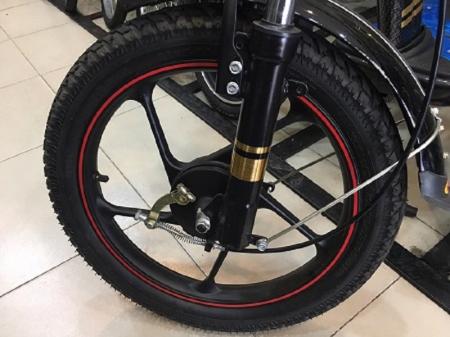 Bộ bánh trước BMX 18 inch 5 lá(có má bố, vỏ, ruột)