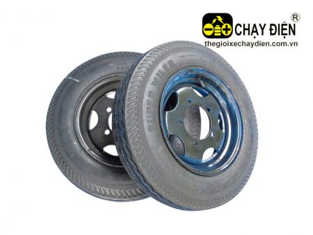 Bộ săm, lốp, vành xe 3 bánh điện 5.00-12