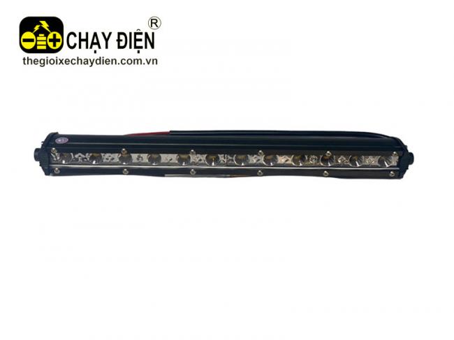 Đèn pha led xe điện 12V 12 bóng led Đen mờ