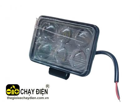 Đèn pha ô tô điện 12V 6 bóng led nhỏ