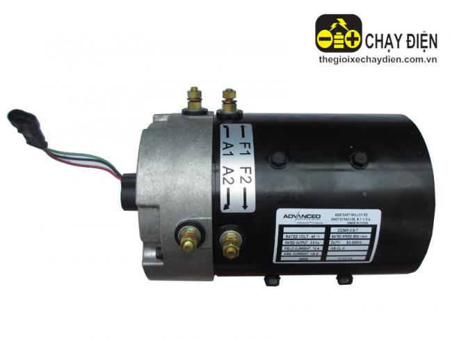 Động cơ xe điện ZQS48-3.8-T 48V-3.8KW Đen bóng