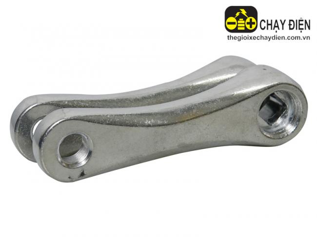 Đùi đĩa xe đạp điện Nijia 12cm Bạc