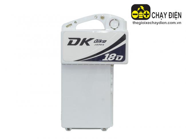 Hộp bình ắc quy xe đạp điện DKBike 18D Trắng