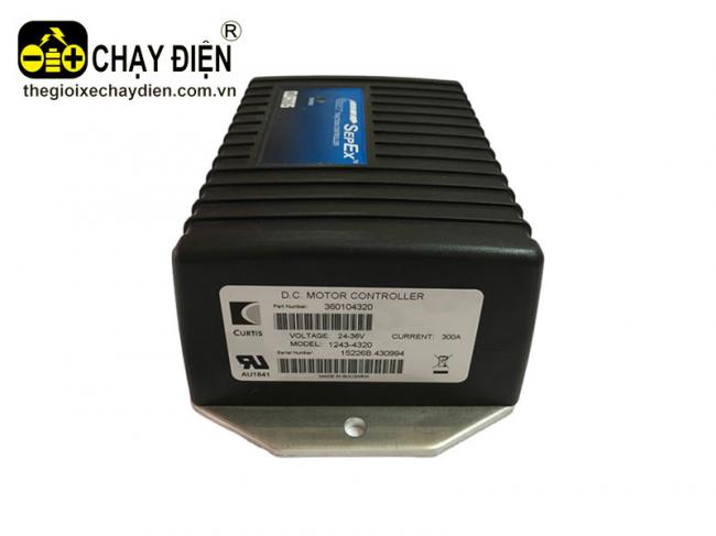 Hộp điều khiển Curtis 1243-4320 36V Đen mờ