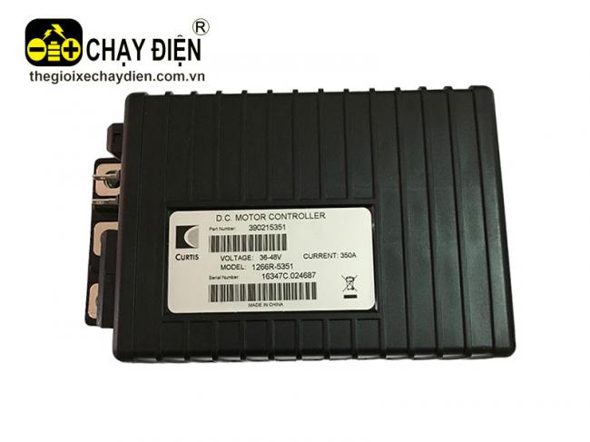 Hộp điều khiển xe điện Curtis 1266R-5351 48V 350A Đen mờ