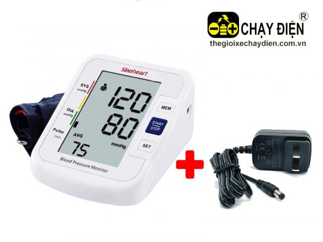 Máy đo huyết áp Sinocare Sinoheart BA801 + Adapter Trắng