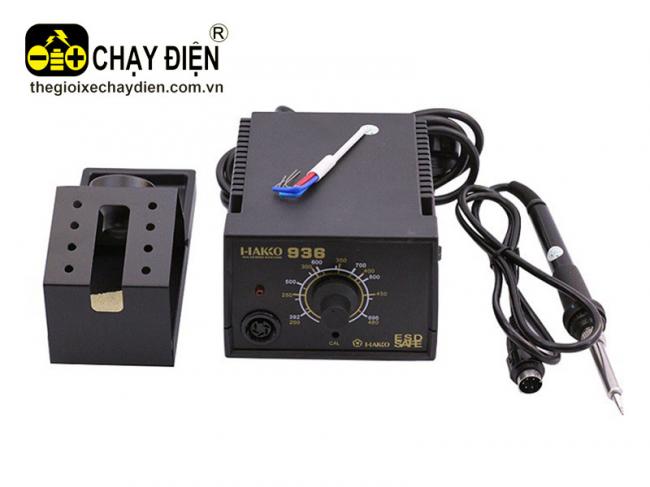 Máy hàn, trạm hàn, mỏ hàn chì Hakko 936 điều chỉnh nhiệt độ Đen mờ