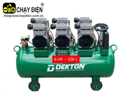 Máy nén khí DEKTON DK 59-100 - 100L - 6 HP (không dầu)