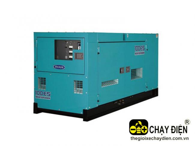 Máy phát điện DENYO DCA-100ESI (động cơ ISUZU) Xanh quân đội