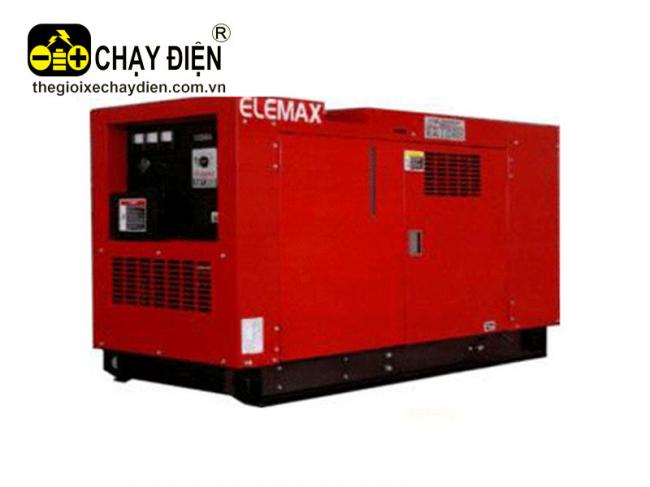 Máy phát điện diesel 3 pha Elemax SHT25D Kubota 20kva Japan Đỏ