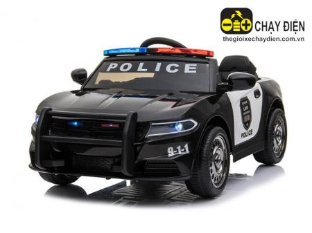 Ô tô điện cảnh sát đồ chơi trẻ em C666