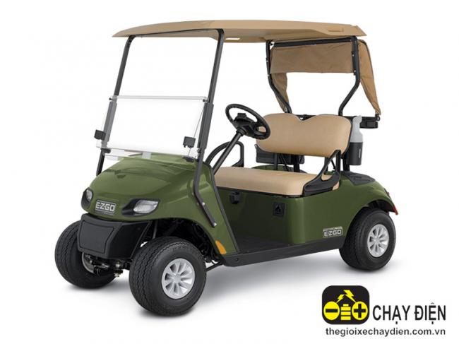 Ô tô điện sân Golf EZGO FREEDOM TXT EX1 GAS Xanh quân đội