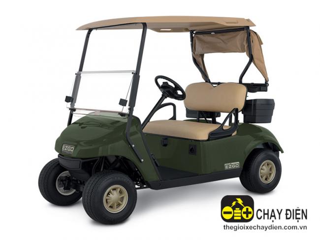 Ô tô điện sân Golf EZGO TXT ELECTRIC Xanh quân đội