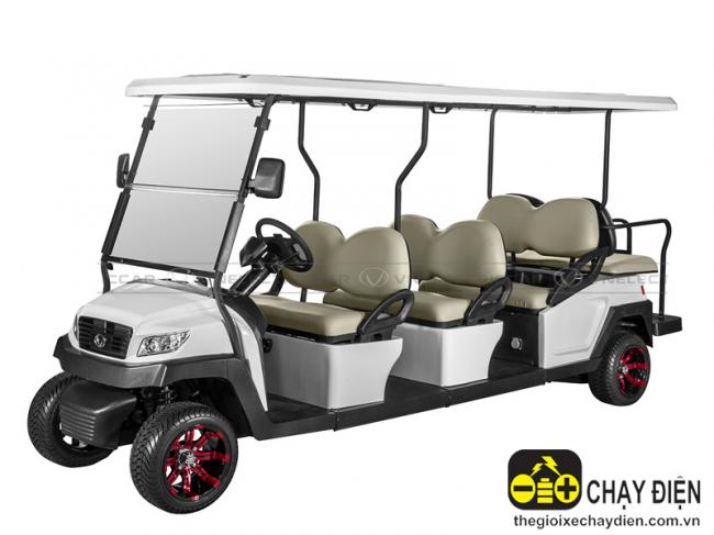 Ô tô điện sân Golf Tùng Lâm VNE.CAR S6+2 Trắng