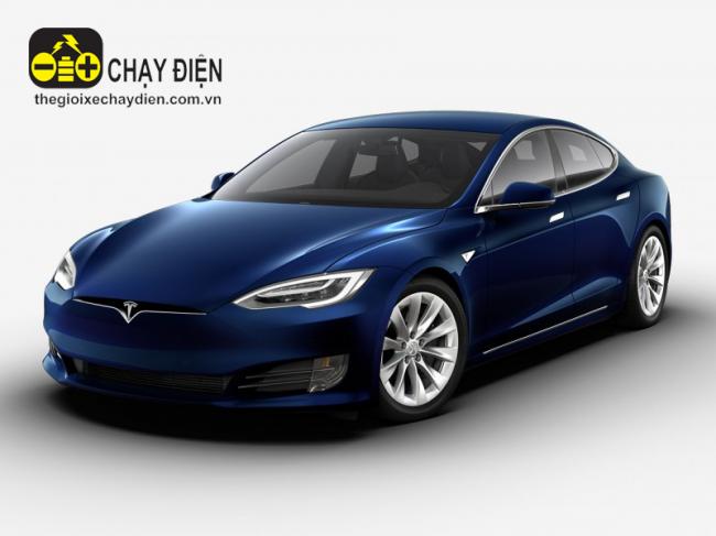 Ô tô điện Tesla Model S Xanh dương