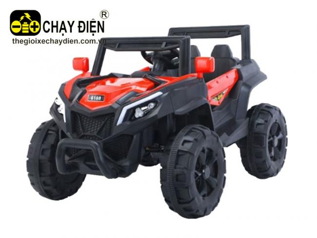Ô tô điện trẻ em 6188 Đỏ đen