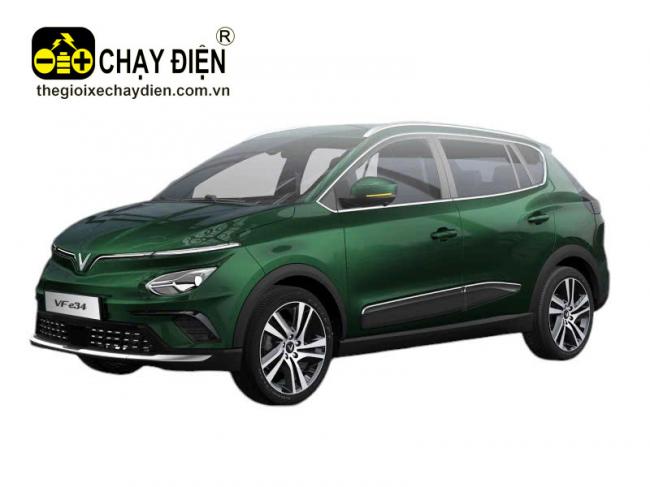 Ô tô điện VF e34 Xanh quân đội