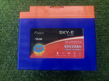 Pin xe máy điện Sky 60v-20a