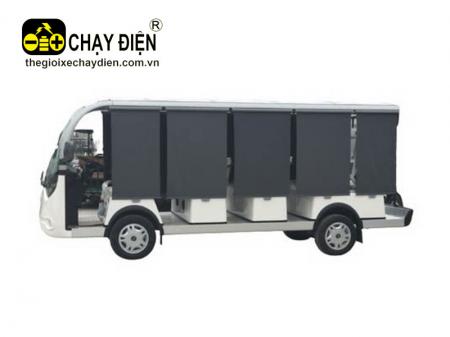 Rèm cuốn che năng mưa xe điện chở khách