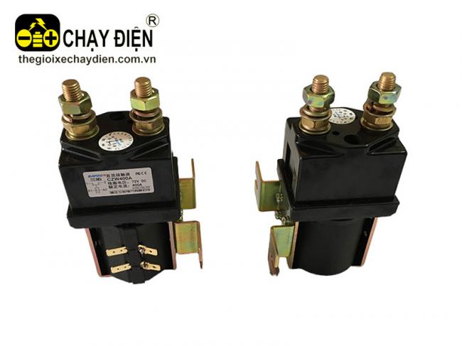 Rơ le xe điện CZW400A 72V-400AH Đen mờ
