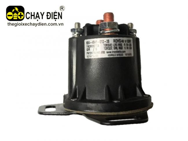 Rơ le xe điện Ezgo 684-4841-012-28 48V Đen mờ