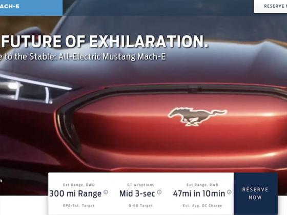 Rò rỉ thông tin về chiếc xe điện Ford Mustang Mach-E trước khi ra mắt chính thức