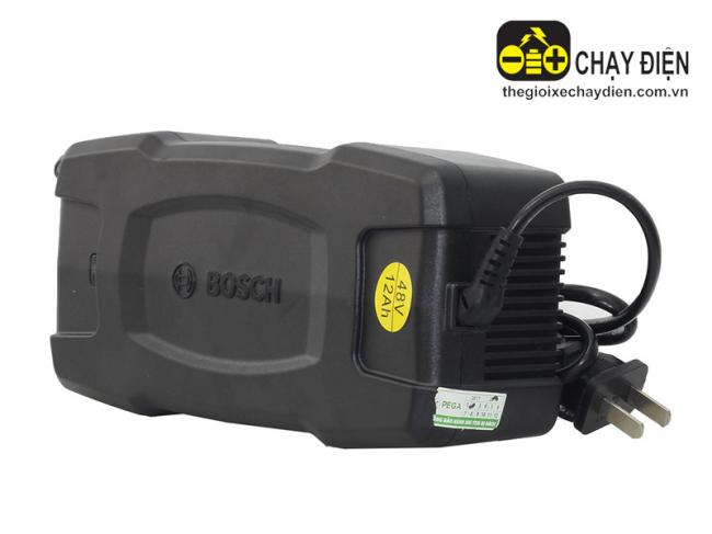 Sạc xe đạp điện Pega Bosch 48V-12A Đen bóng