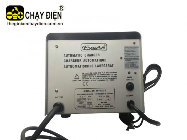 Sạc xe điện KN 48V-17A Trắng sữa