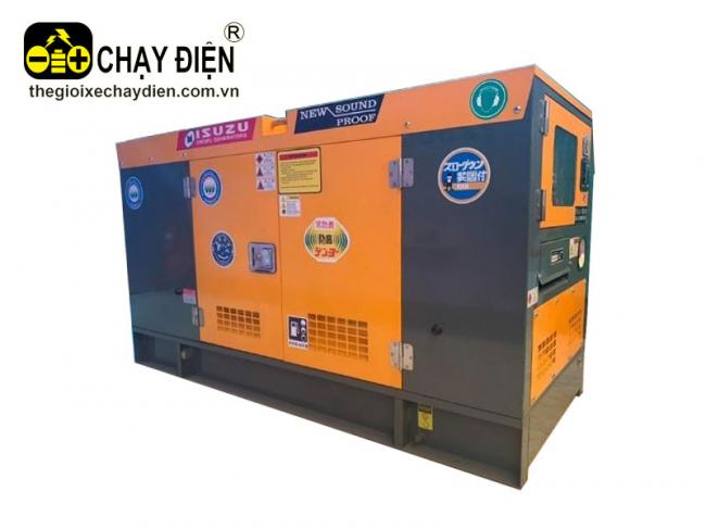 Tổ máy phát điện ISUZU 3 Pha 30 KVA Cam đen