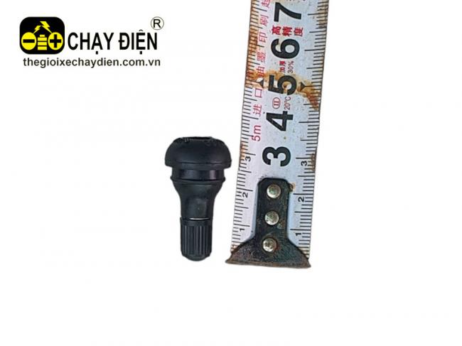 Van lốp không ruột xe 3 bánh 3,5cm Đen mờ