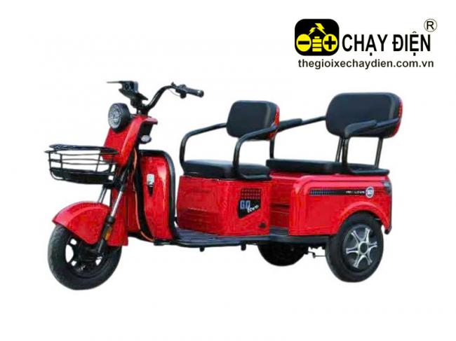 Xe 3 bánh 2 hàng ghế Smart C6 Đỏ