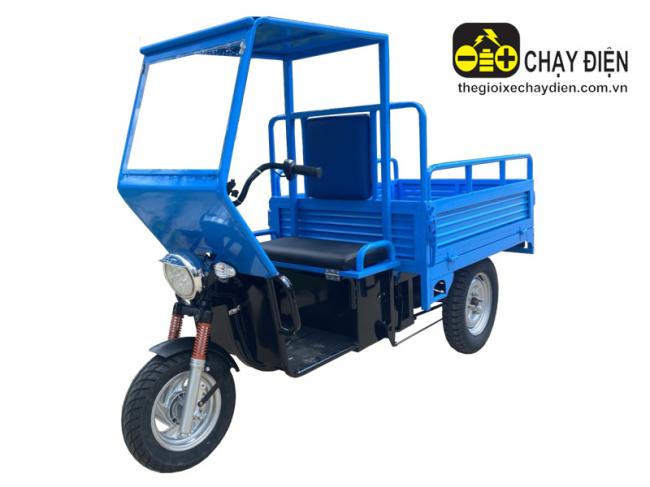 Xe 3 bánh điện chở hàng EV X4 Xanh dương